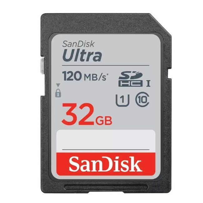 Tarjeta de Memoria SanDisk Ultra 32GB SD HC UHS-I - SDXC/ Clase 10/ 120MBs Hover Image