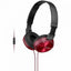 Auriculares Sony Mdrzx310Apr/ Con Micrófono/ Jack 3.5/ Rojos