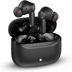 Auriculares Bluetooth SPC Ether 3 Pro con estuche de carga/ Autonomía 8h/ Negro