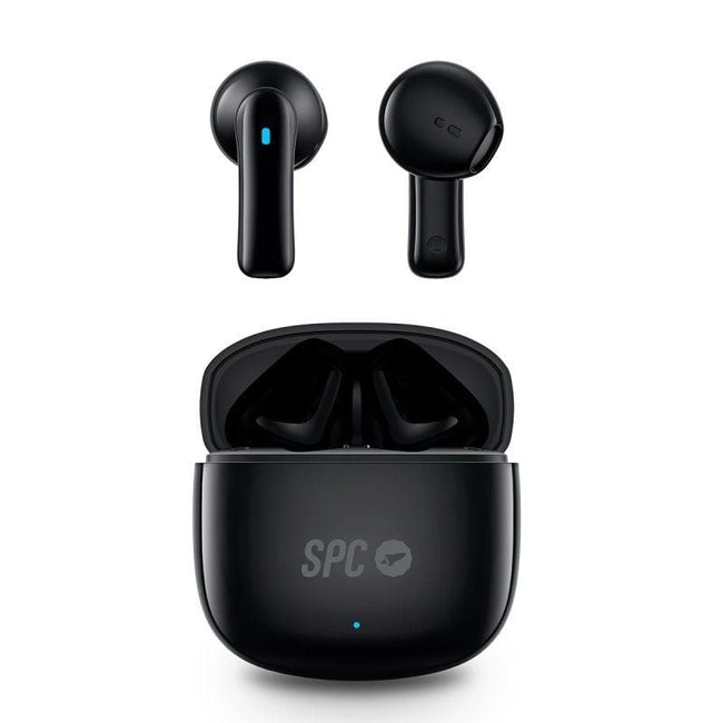 Auriculares Bluetooth SPC Zion 2 Play con estuche de carga/ Autonomía 7h/ Negros Hover Image