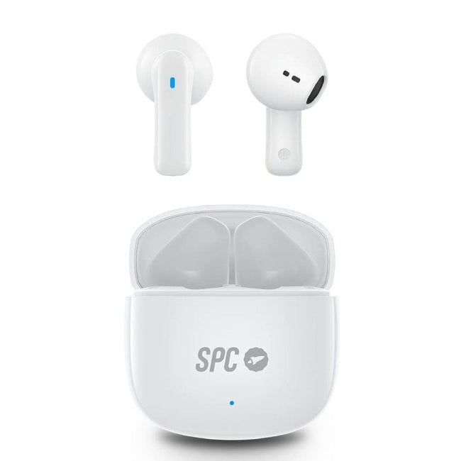 Auriculares Bluetooth SPC Zion 2 Play con estuche de carga/ Autonomía 7h/ Blancos Hover Image