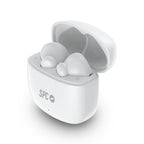 Auriculares Bluetooth SPC Zion 2 Play con estuche de carga/ Autonomía 7h/ Blancos