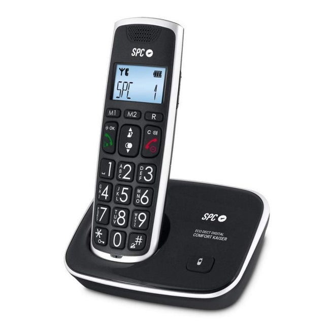 Teléfono Inalámbrico SPC Comfort Kaiser 7609N/ Pack DUO/ Negro Main Image