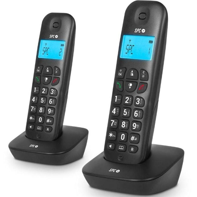 Teléfono Inalámbrico SPC Air Pro Duo 7302N/ Pack DUO/ Negro Hover Image