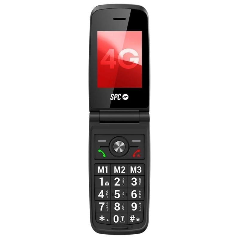 Teléfono Móvil SPC Titan 2 para Personas Mayores/ 4G/ Rojo