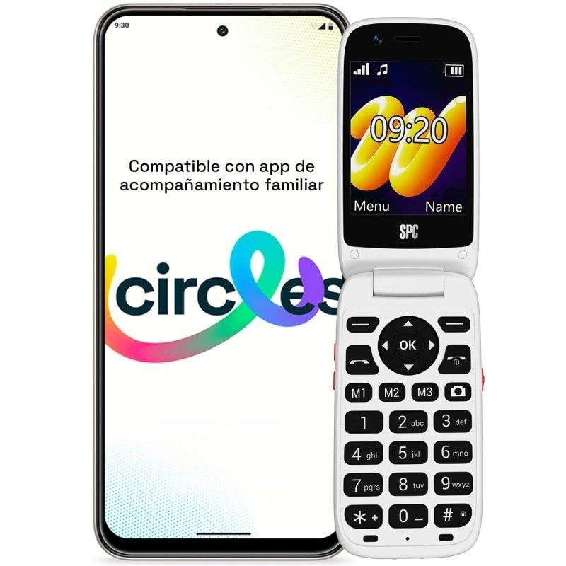 Teléfono Móvil SPC WILD Star para Personas Mayores/ 4G/ Blanco