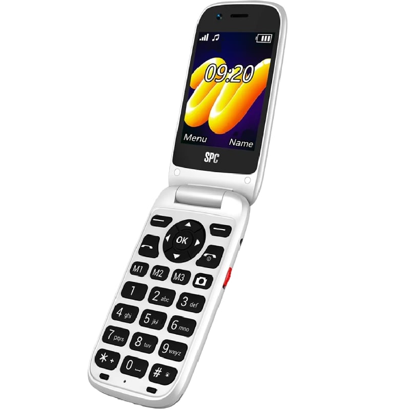 Teléfono Móvil SPC WILD Star para Personas Mayores/ 4G/ Blanco