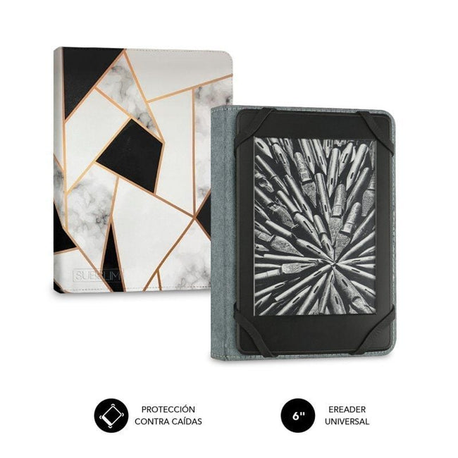 Funda para libro electrónico Subblim 1EC011 Clever Ebook Case 6" Mármol Negro Hover Image