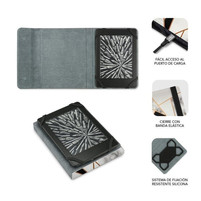 Funda para libro electrónico Subblim 1EC011 Clever Ebook Case 6" Mármol Negro Main Image