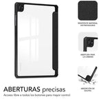 Funda Subblim Clear Shock Case para Samsung A11 8.7"/ Negra