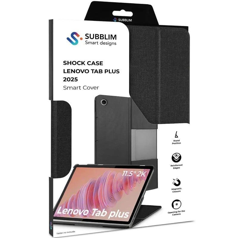 Funda Subblim Shock Case Lenovo Tab Plus 2025 11.5"/ Negra