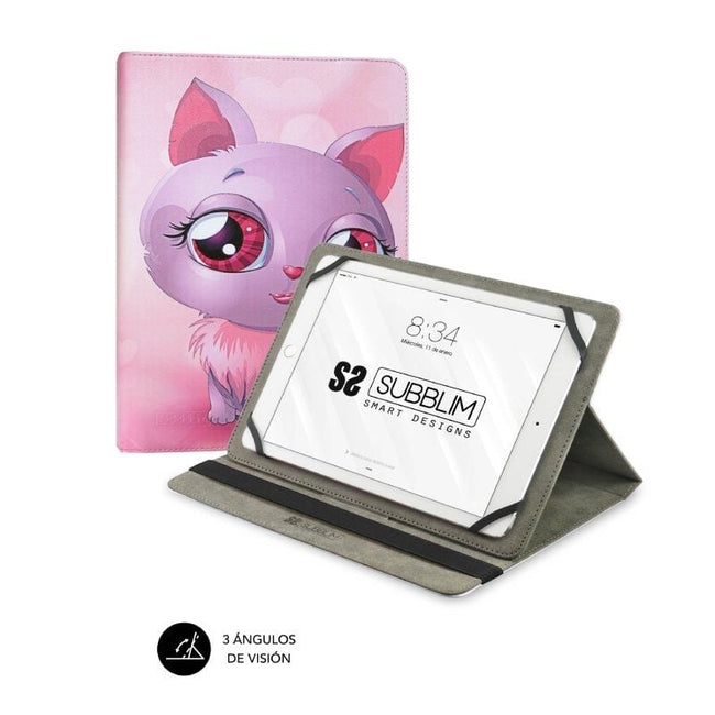 Funda Subblim Trendy Cat para Tablets de 10.1"-11" Hover Image
