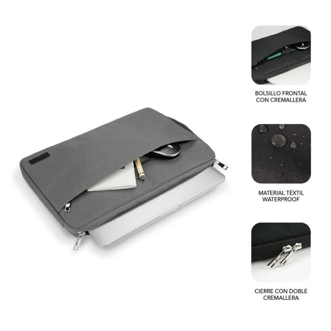 Funda Subblim Urban Laptop Sleeve para Portátiles hasta 14"/ Gris Main Image