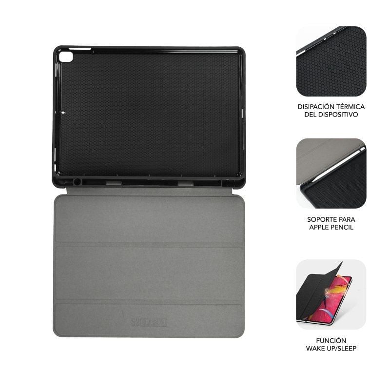 Funda Subblim Shock Case SUBCST-5SC316 para iPad 10 Generación de 10.9"/ Negra