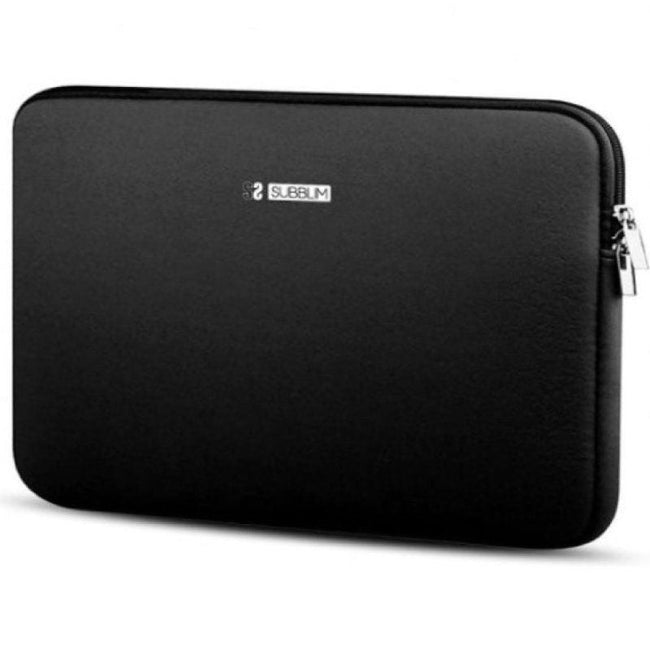 Funda Subblim Business Laptop Sleeve Neoprene V2 para Portátiles hasta 12.5"/ Negra Hover Image
