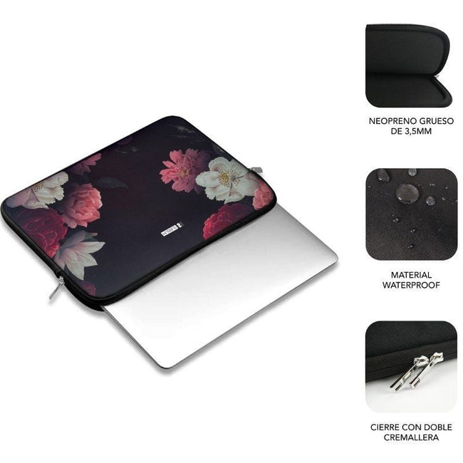 Funda Subblim Trendy Sleeve Neo Flowers para Portátiles hasta 14" Main Image