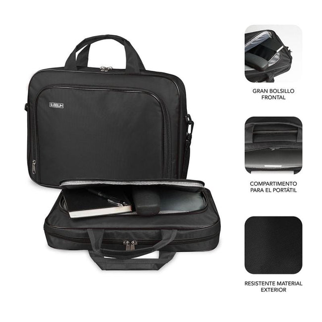Maletín Subblim Oxford para Portátiles hasta 16"/ Negro Main Image