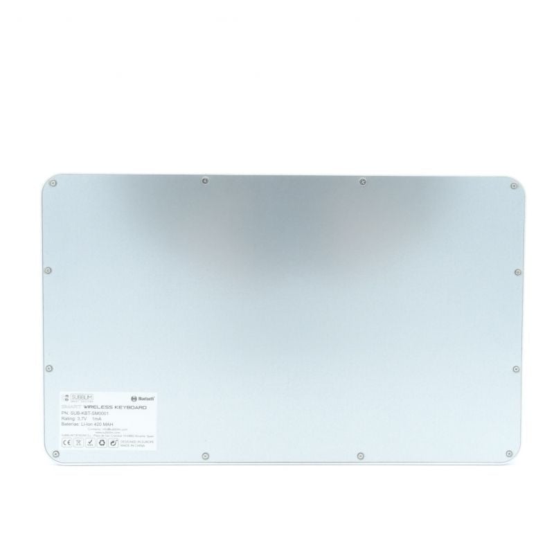 Teclado Compacto Inalámbrico Subblim Smart/ Plata