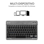 Teclado Compacto Inalámbrico Subblim Smart/ Gris