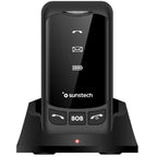 Teléfono Móvil Sunstech CELT25BK para Personas Mayores/ Negro