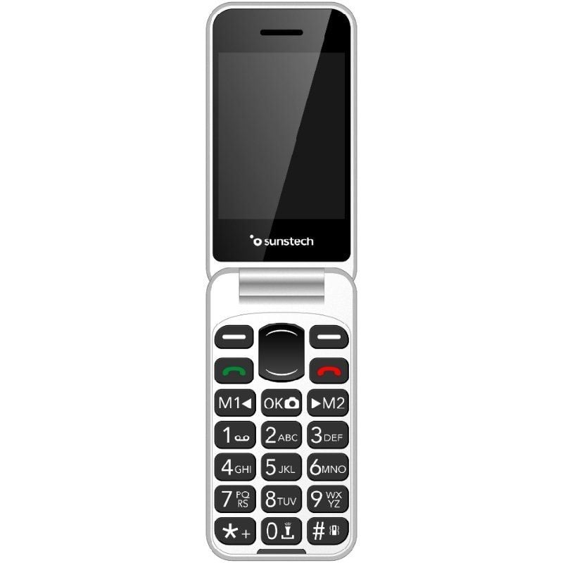 Teléfono Móvil Sunstech CELT25BK para Personas Mayores/ Negro