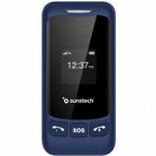 Teléfono Móvil Sunstech CELT26 para Personas Mayores/ Azul