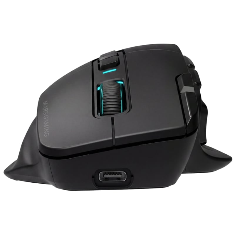 Ratón Gaming Mars Gaming MMW-HEX16/ Batería Recargable/ Hasta 24000 DPI