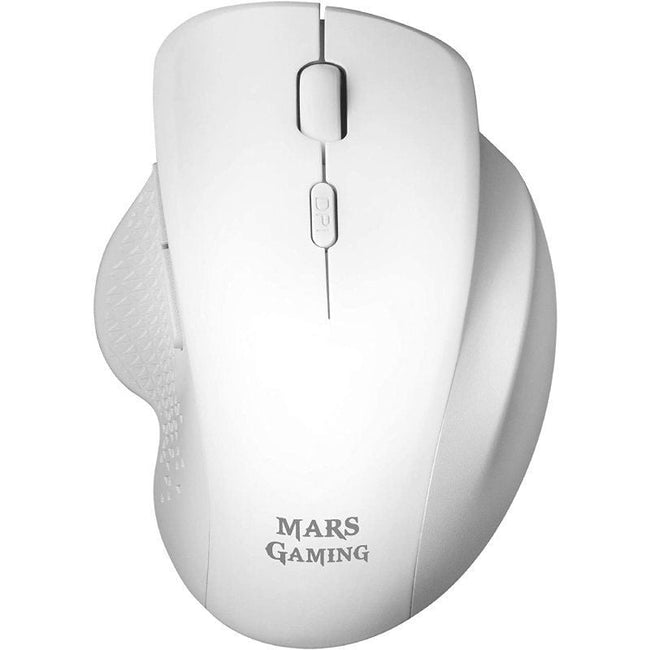 Ratón Inalámbrico Mars Gaming MMWERGO/ Hasta 3200 DPI/ Blanco Hover Image