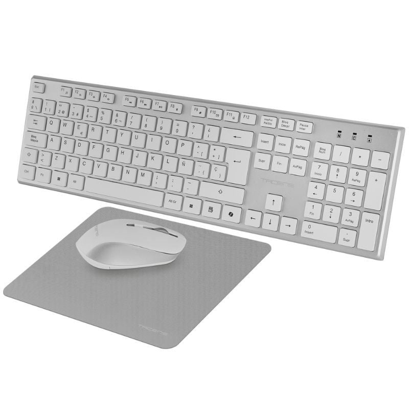 Pack Gaming Tacens ZENITH/ Teclado Inalámbrico + Ratón Inalámbrico + Alfombrilla