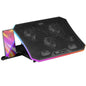 Soporte Refrigerante Mars Gaming MNBC6 para Portátiles hasta 19"/ Iluminación LED
