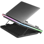 Soporte Refrigerante Mars Gaming MNBC6 para Portátiles hasta 19"/ Iluminación LED