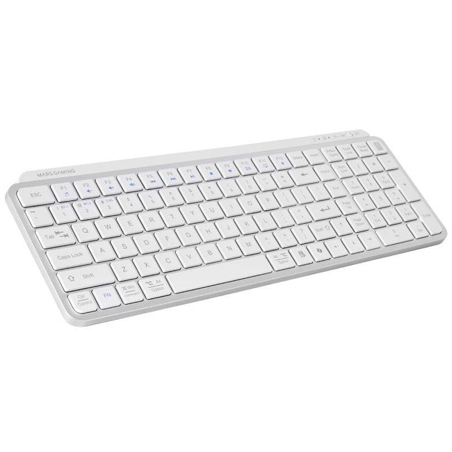 Teclado Compacto Inalámbrico Mars Gaming MK-SILENKEYS/ Blanco Main Image