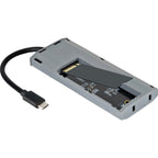 Docking USB Tipo-C TooQ TQE-2241G/ Ranura SSD M.2/ 1xHDMI/ 2xUSB/ 1xUSB Tipo-C/ 1xLector Tarjetas/ 1xUSB Tipo-C PD