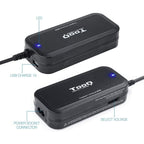 Cargador de Portátil TooQ TQLC-90BS02M/ 1xUSB/ 90W/ Manual/ 12 Conectores/ Voltaje 15-24V