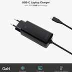 Cargador de Portátil GaN TooQ TQLC-USBCGAN100PD-C USB Tipo-C/ 45W/ Automático/ Voltaje 5-20V