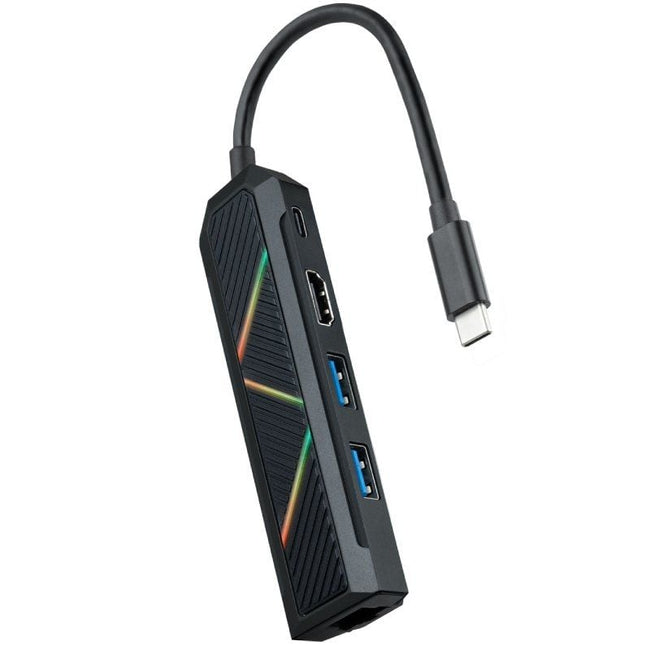Docking USB Tipo-C Nanocable 10.16.0501/ 2xUSB/ 1xUSB Tipo-C PD/ 1xHDMI/ 1xRJ45/ Negro Hover Image