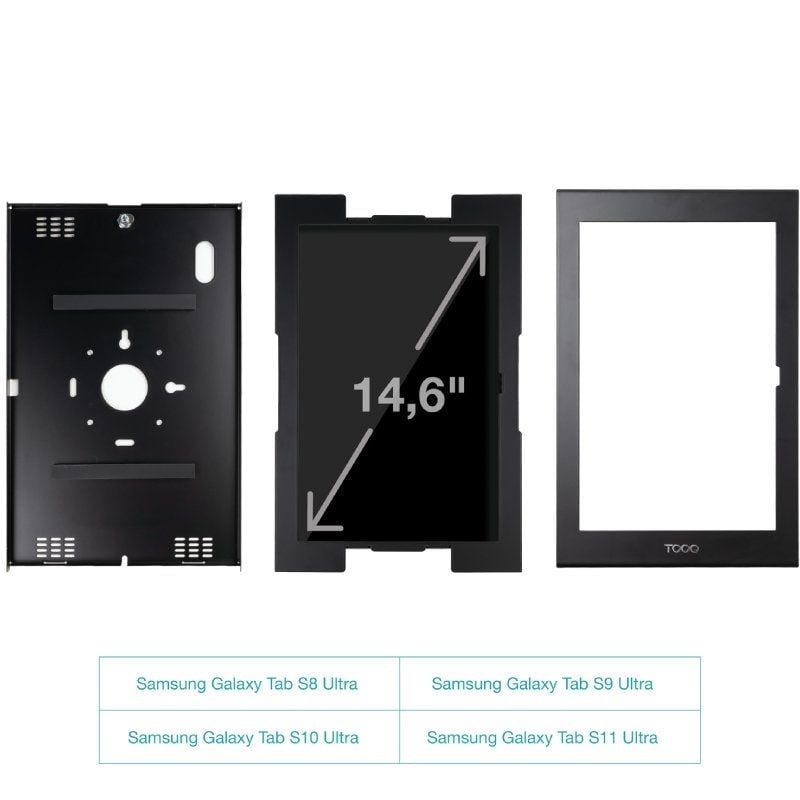 Marco Antirrobo para Tablet TooQ TQATTE2601-L-B/ Negro