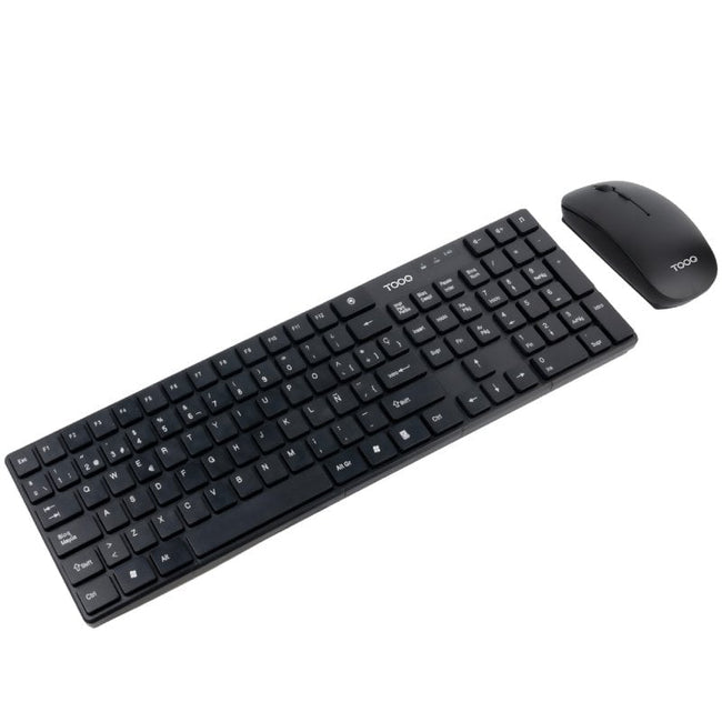 Teclado y Ratón Inalámbricos TooQ TQKMW-3102-B Hover Image