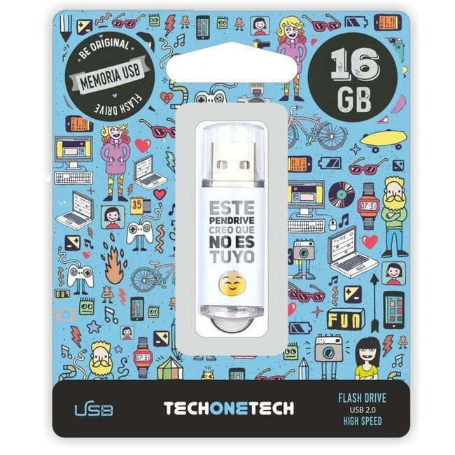 Pendrive 16GB Tech One Tech No Es Tuyo USB 2.0 Hover Image