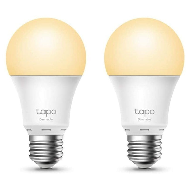Bombilla Inteligente TP-Link Tapo L510E/ Casquillo E27/ 8.7W/ 806 Lúmenes/ 2700K/ Pack 2 Hover Image