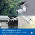 Cámara de Videovigilancia TP-Link Tapo C425 KIT/ Visión Nocturna/ Control desde APP/ Incluye Panel Solar