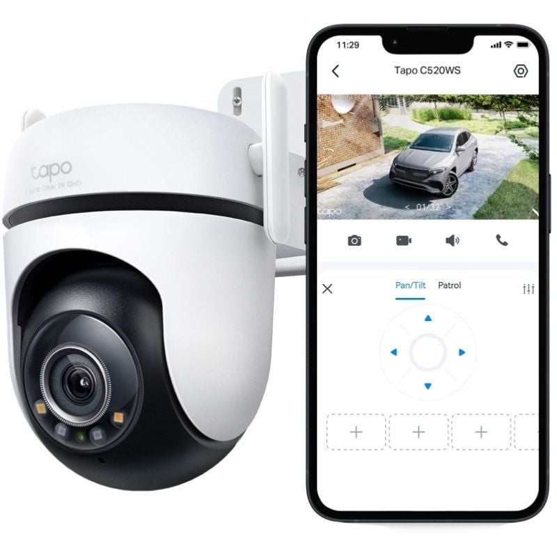 Cámara de Videovigilancia TP-Link Tapo C520WS/ Visión Nocturna/ Control desde APP