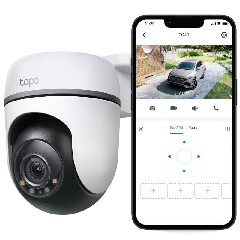 Cámara de Videovigilancia TP-Link Tapo TC41/ Visión Nocturna/ Control desde APP