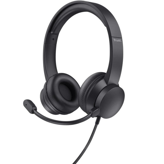 Auriculares Trust HS-201 USB/ con Micrófono/ USB/ Negros Hover Image