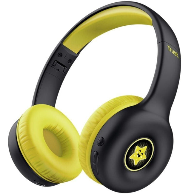Auriculares Infantiles Inalámbricos Trust Nouna Kids/ con Micrófono/ Negros Hover Image