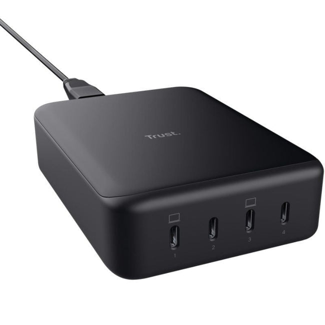 Cargador de Pared GaN Trust Maxo/ 4xUSB Tipo-C/ 240W/ Automático/ Voltaje 5-20V Hover Image
