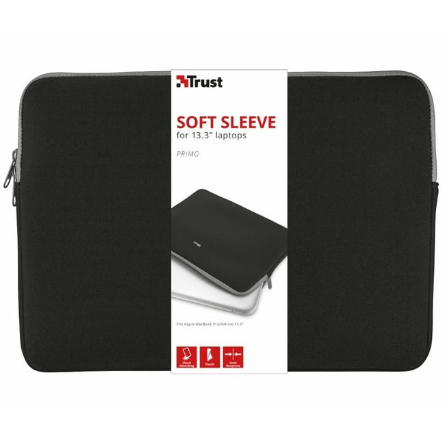Funda Trust Primo Soft Sleeve para Portátiles hasta 13.3"/ Negra Hover Image