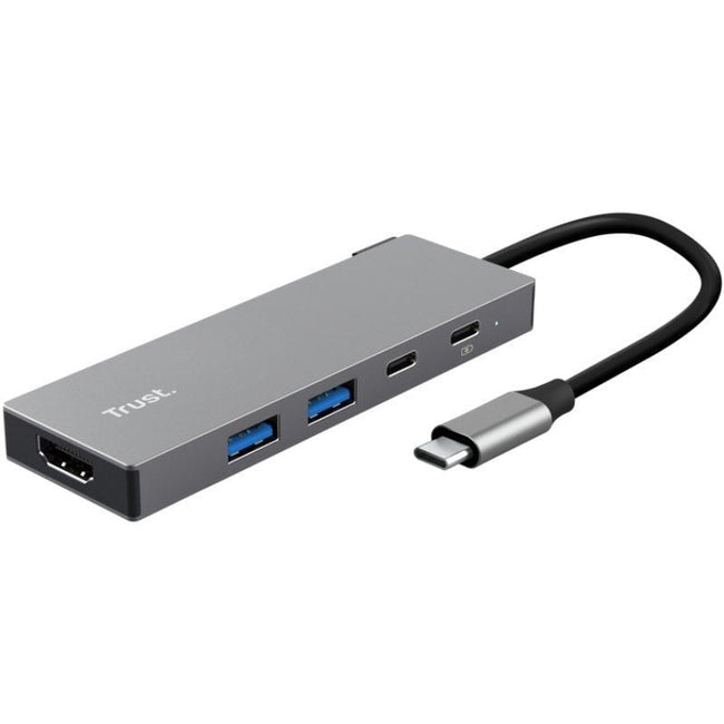 Docking USB Tipo-C Trust Dalyx/ 2xUSB/ 1xHDMI 4K/ 2xUSB Tipo-C/ Gris Hover Image
