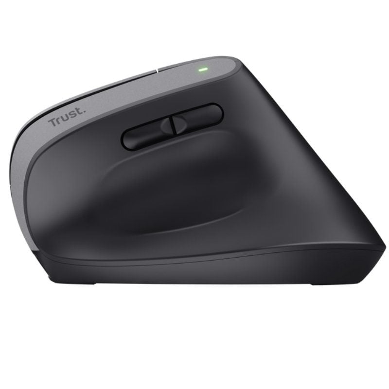 Ratón Vertical Inalámbrico Trust Bayo+/ Batería Recargable/ Hasta 2400 DPI