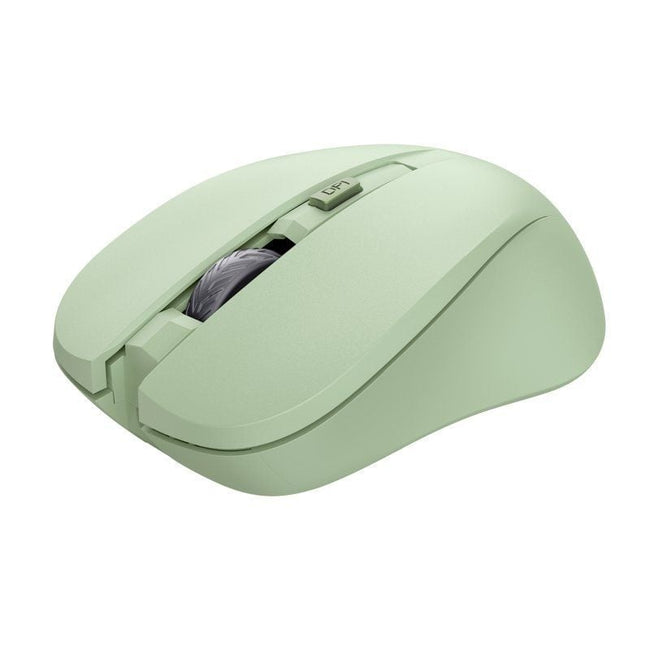 Ratón Inalámbrico Trust Mydo Silent Wireless/ Hasta 1800 DPI/ Verde Hover Image